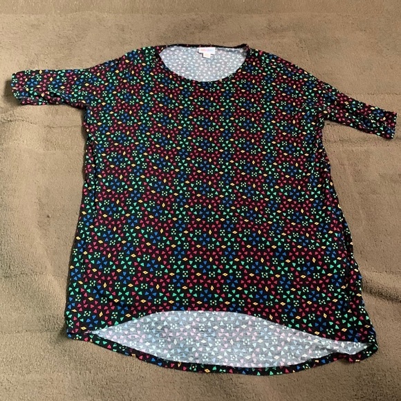 Lularoe 2xs top geometric pattern - Picture 1 of 5